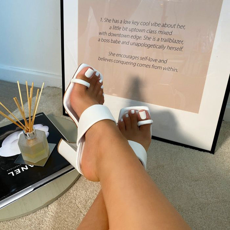 Women's American Style Solid Color High Heels