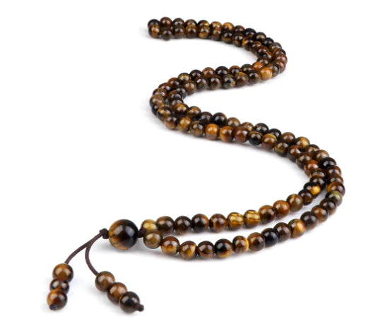 Natural Stone Malachite Beaded Necklace
