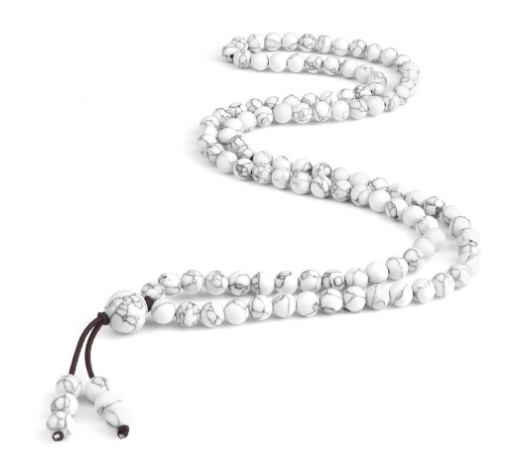 Natural Stone Malachite Beaded Necklace