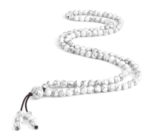 Natural Stone Malachite Beaded Necklace